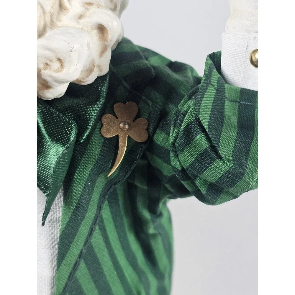 Clothtiques Possible Dreams Top O' The Mornin' St. Patrick's Irishman Santa